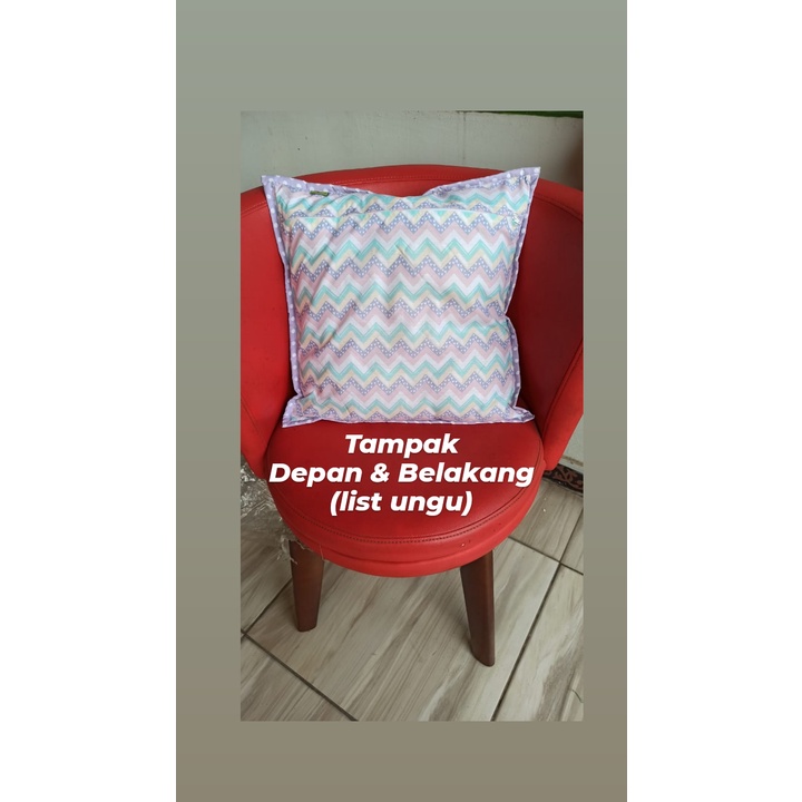 Sarung Bantal Kursi dan Sofa 40 x 40cm Premium Tebal Aesthetic Resleting / Cushion Pillow Cover / Ho