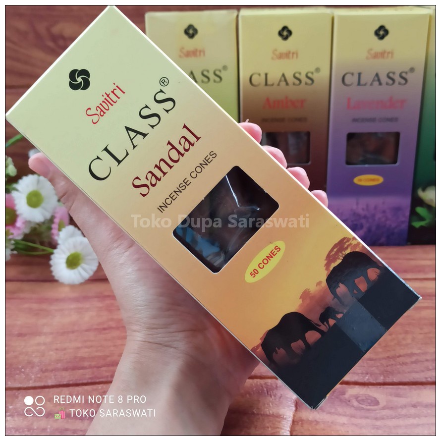 Hio Dupa Kerucut Class Aroma Cendana Isi 50 Cones Super