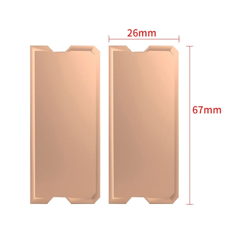 Zzz Kinerja Tinggi Thermal Heatsink Laptop Heatsink Copper Cooling Effect Pad