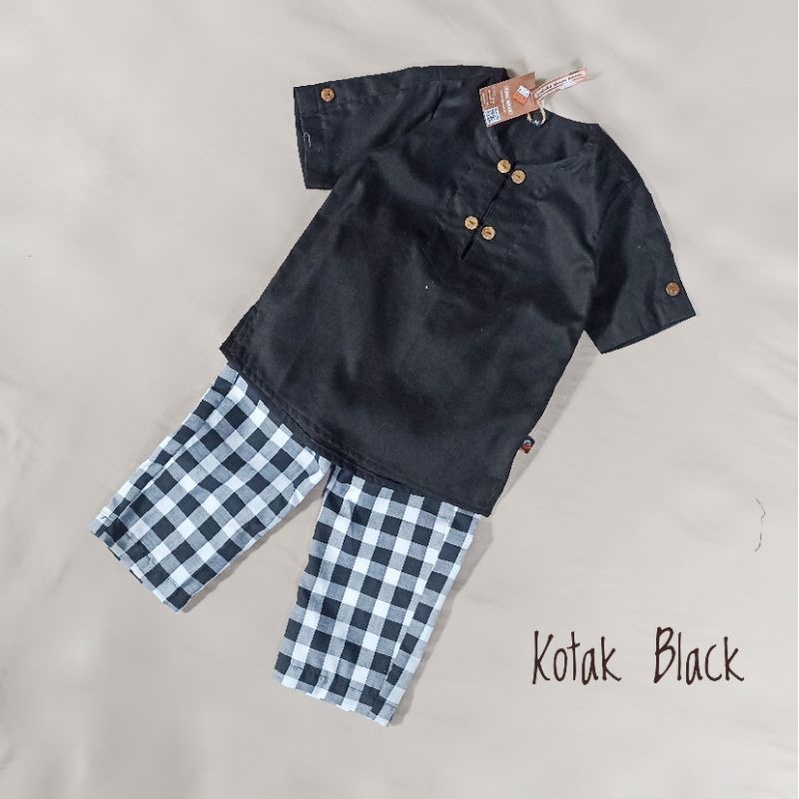 FIKAR SET Kids- Setelan Anak katun linen Koko Anak Kurta Aqiqah couple