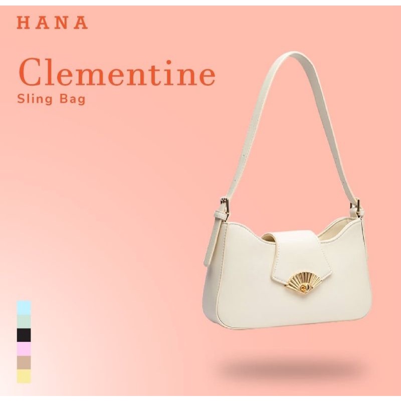 PROMO TAS - Brand HANA Original - LEMON Kipas Shoulder Bag Sling bag - Pricetag 1 Juta #NEW