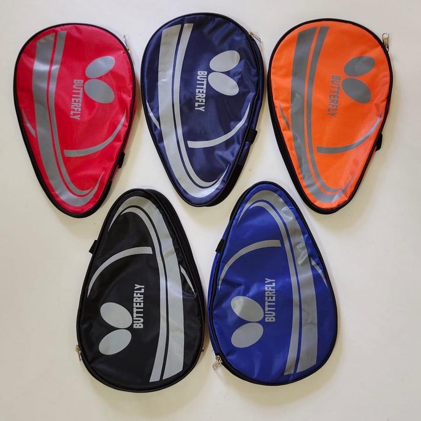 ([Seri][O93C]☎) 1R 2R TEBAL - Tas Bet Tenis Meja BUTTERFLY Murah Pingpong Bat Cover pasti dikirim