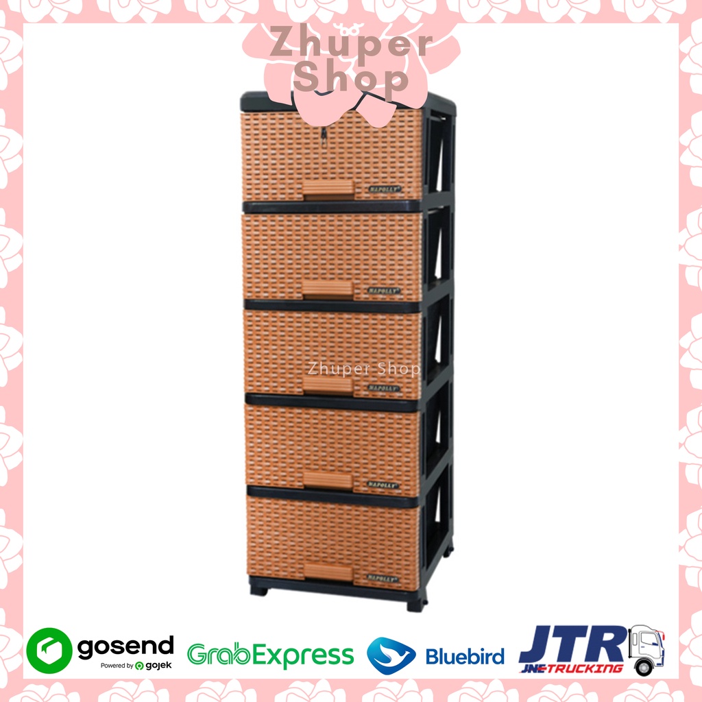 RAK LACI NAPOLLY 4 susun 5 susun KUNCI Contac 400 K1 // Contac 500 K1