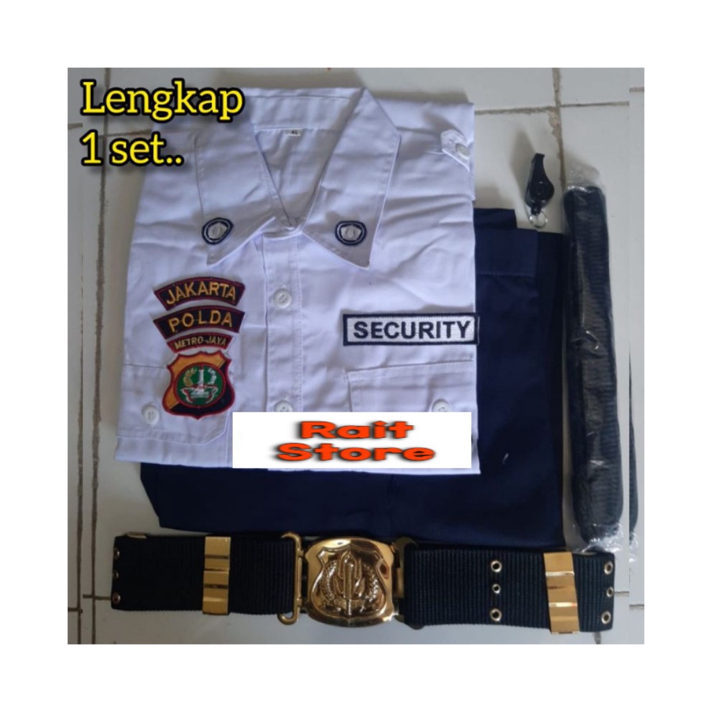 Set Baju Seragam Setelan Satpam Security PDH Lengkap