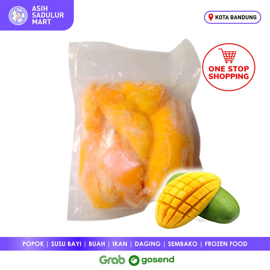 Mangga Harum Manis Frozen 1kg / 500gr Bandung Murah Promo | Asih Sadulur Mart