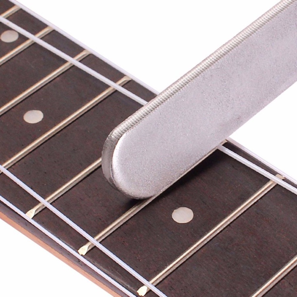 Fret Gitar Stainless File Kikir Poles Fret Gitar Alat File Pemotong Tepi Sempit Untuk Fret Gitar