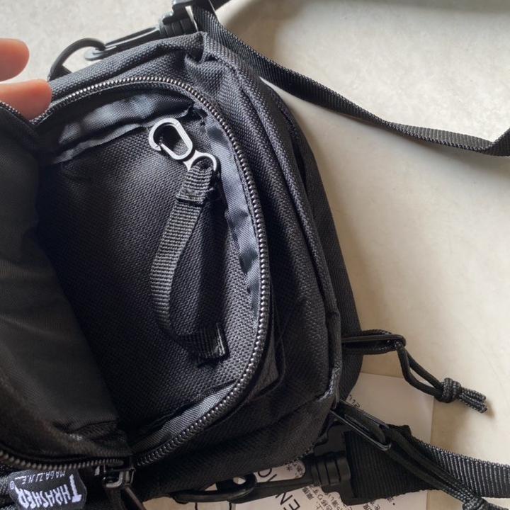 ㄲ THRASHER SLINGBAG BLACK & CAMO TAS SELEMPANG TRASHER ⇸