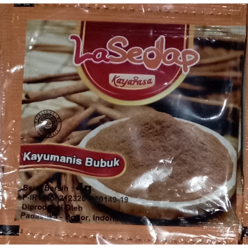 

Kayumanis bubuk sachet