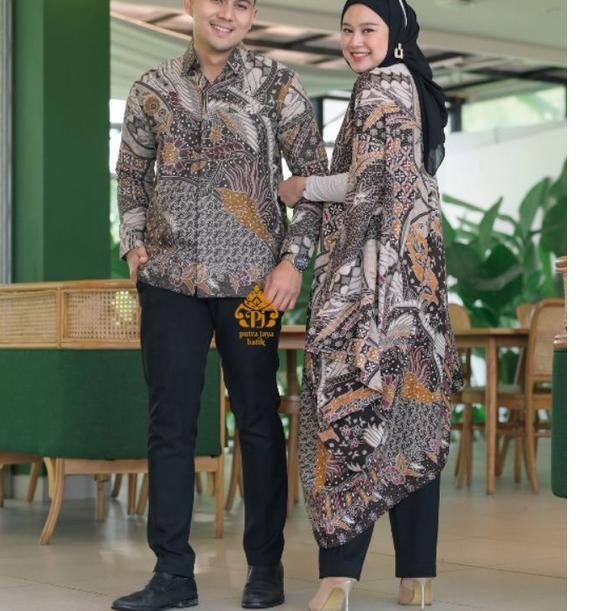 Best Seller CPL MY Couple Batik Set Kaftan Paris Katun kemeja furing premium MY