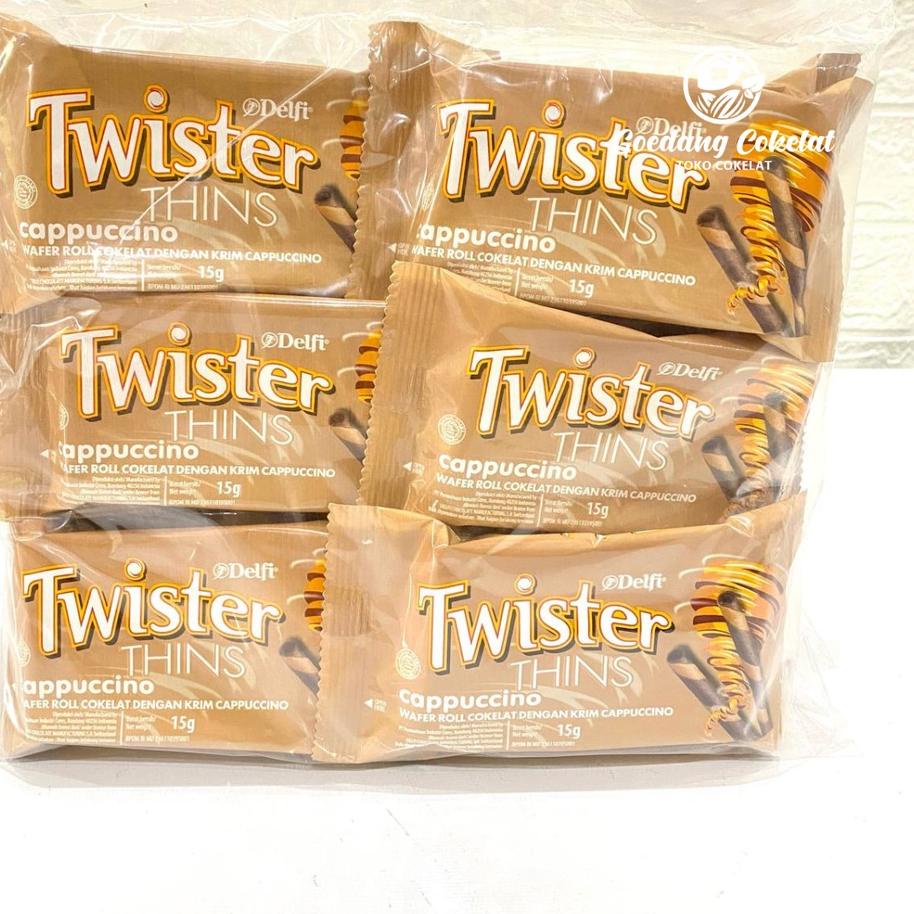 

Langsung Kirim Delfi Twister Thin Coklat Chocolate Strawberry Cappuccino Vanilla 12 Pcs x 15gr+