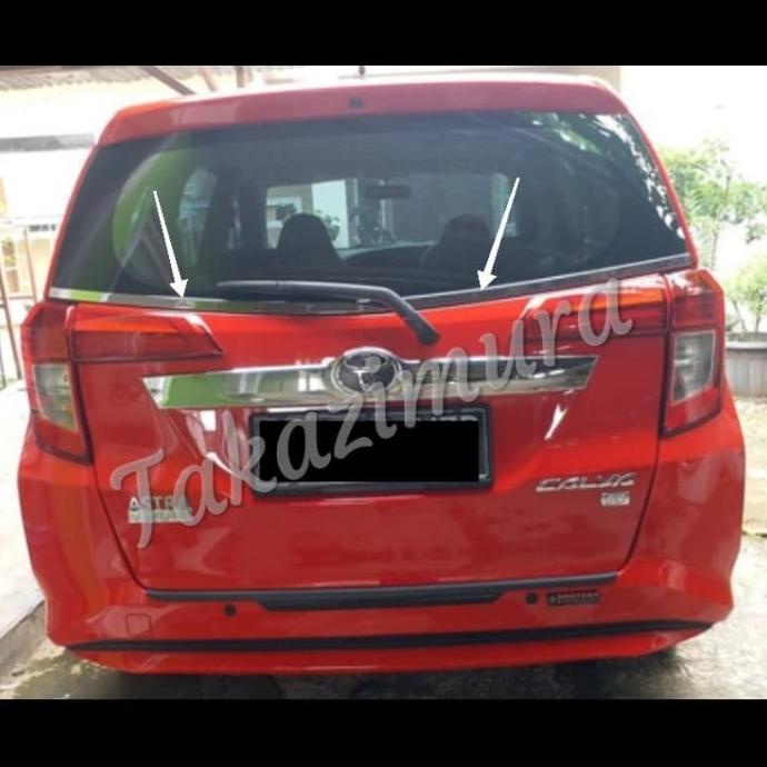 Lis list pintu kaca belakang mobil Calya