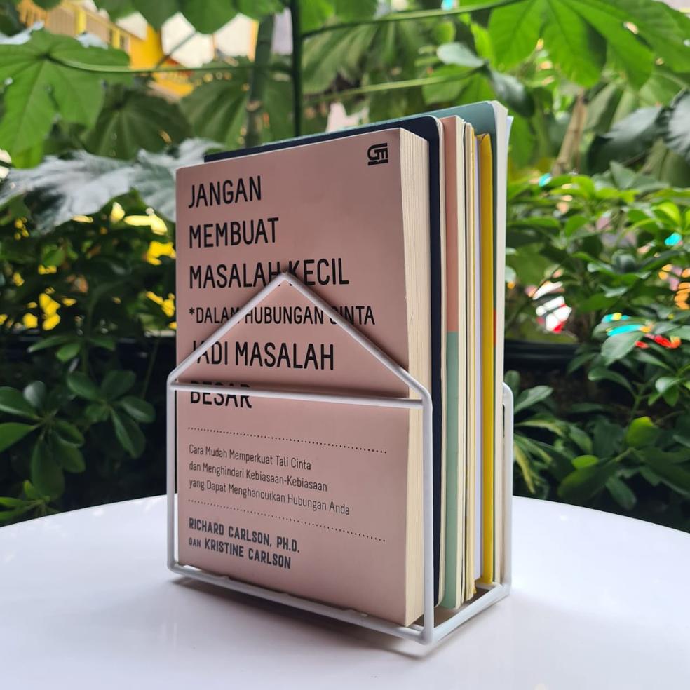 

[Y-U4U] ☛] Pembatas Buku Besi (Anti Karat) / Sekat Buku / House Bookshelf-amanah