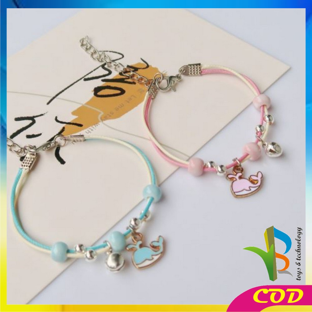 RB-K75 Gelang Wanita Karakter Gelang Persahabatan Tali Bracelet Korea Motif Kartun Fashion Gelang Tali Korea