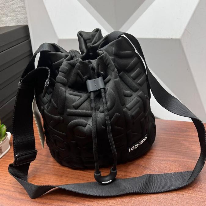 TAS WANITA IMPORT BRANDED K*ZO SERUT NEO BLACK PREMIUM SRGE68546R