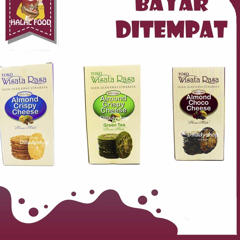 

㊢ PAKET HEMAT 3 ALMOND CRISPY CHEESE ➼