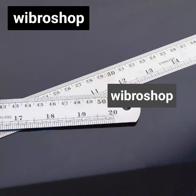 

penggaris besi/stainless steel 30cm/40cm/50cm/60cm ZRM