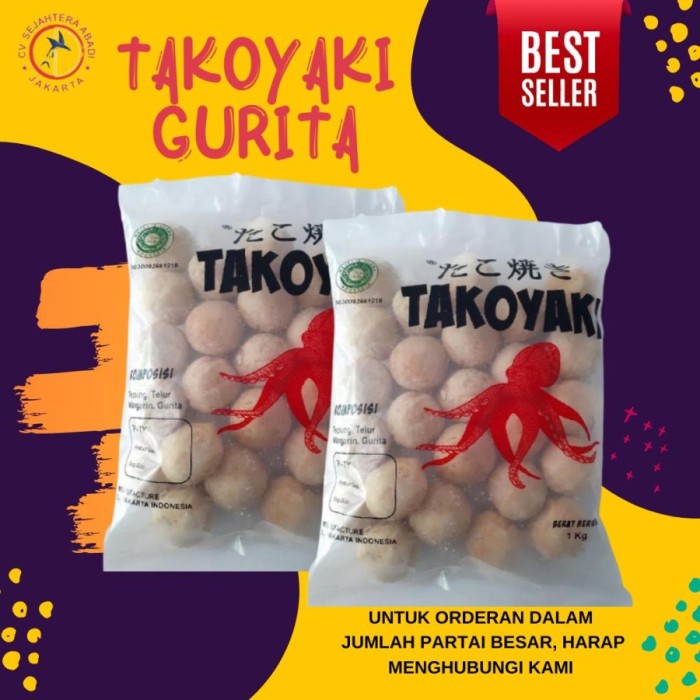 

Takoyaki Frozen Isi 50Pcs Tx0348