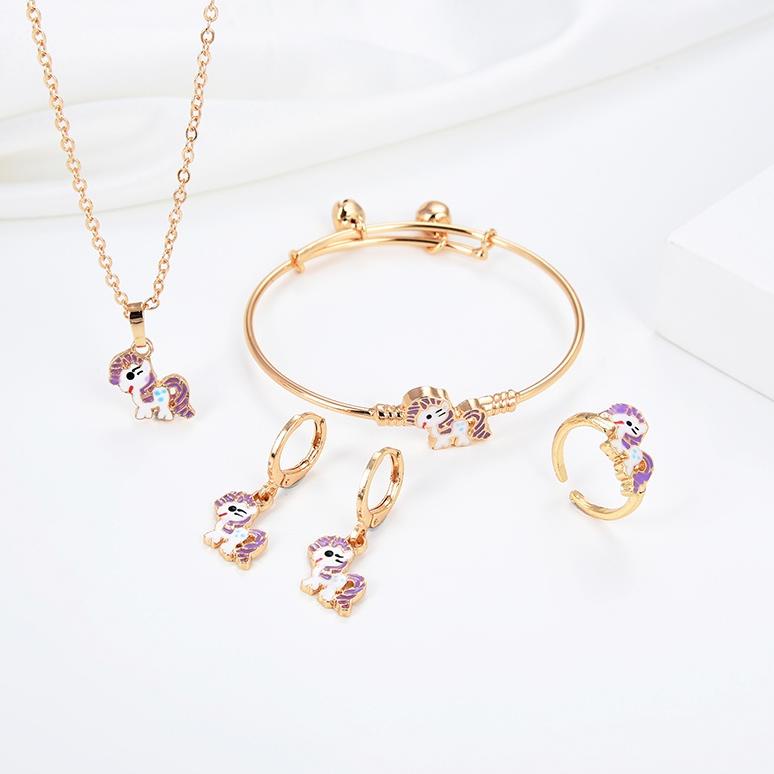 1.1 SPESIAL HYL JEWELRY COD Set Perhiasan Titanium Anak Wanita Anti Lapis Emas Karat Isi Love Silver