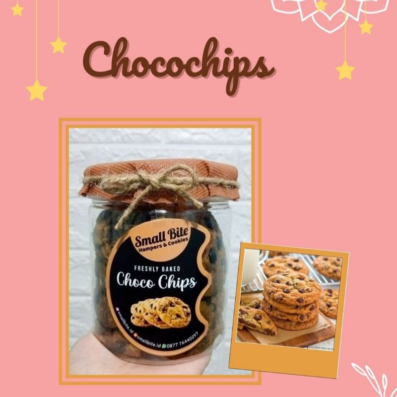 

Chocochips Cookies Toples Jar 500ml