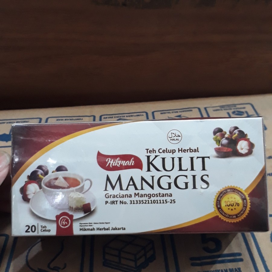 

Teh Celup Herbal Kulit Manggis Graciana Mangostana isi 20 kantong celup Asli