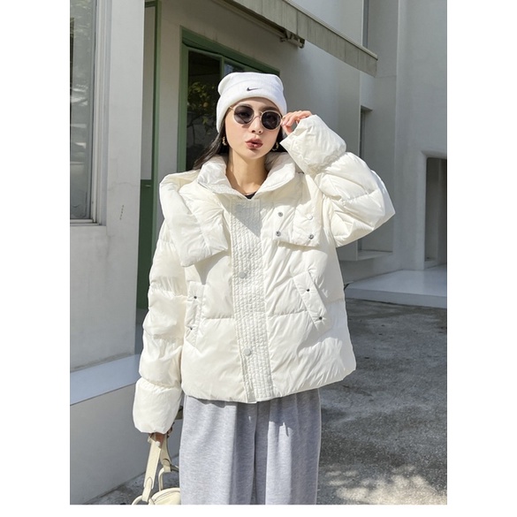 Coat winter wanita Taylor 90% goose down jaket bulu angsa cewek hangat musim dingin outer padded padding 90