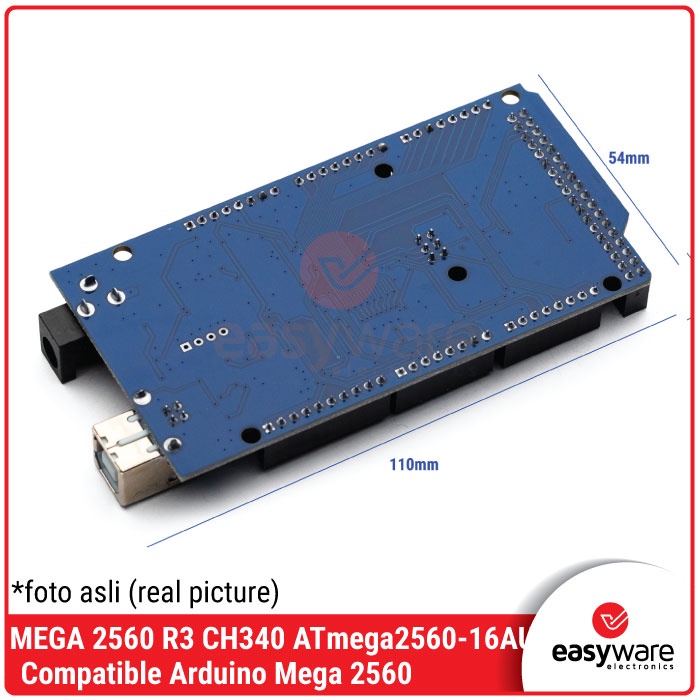 ARDUINO MEGA 2560 CH340 MEGA 2560 R3 TANPA KABEL