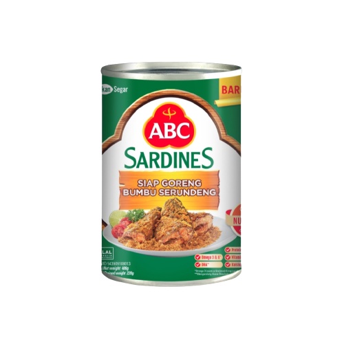 

ABC Sardines Serundeng 400 gr
