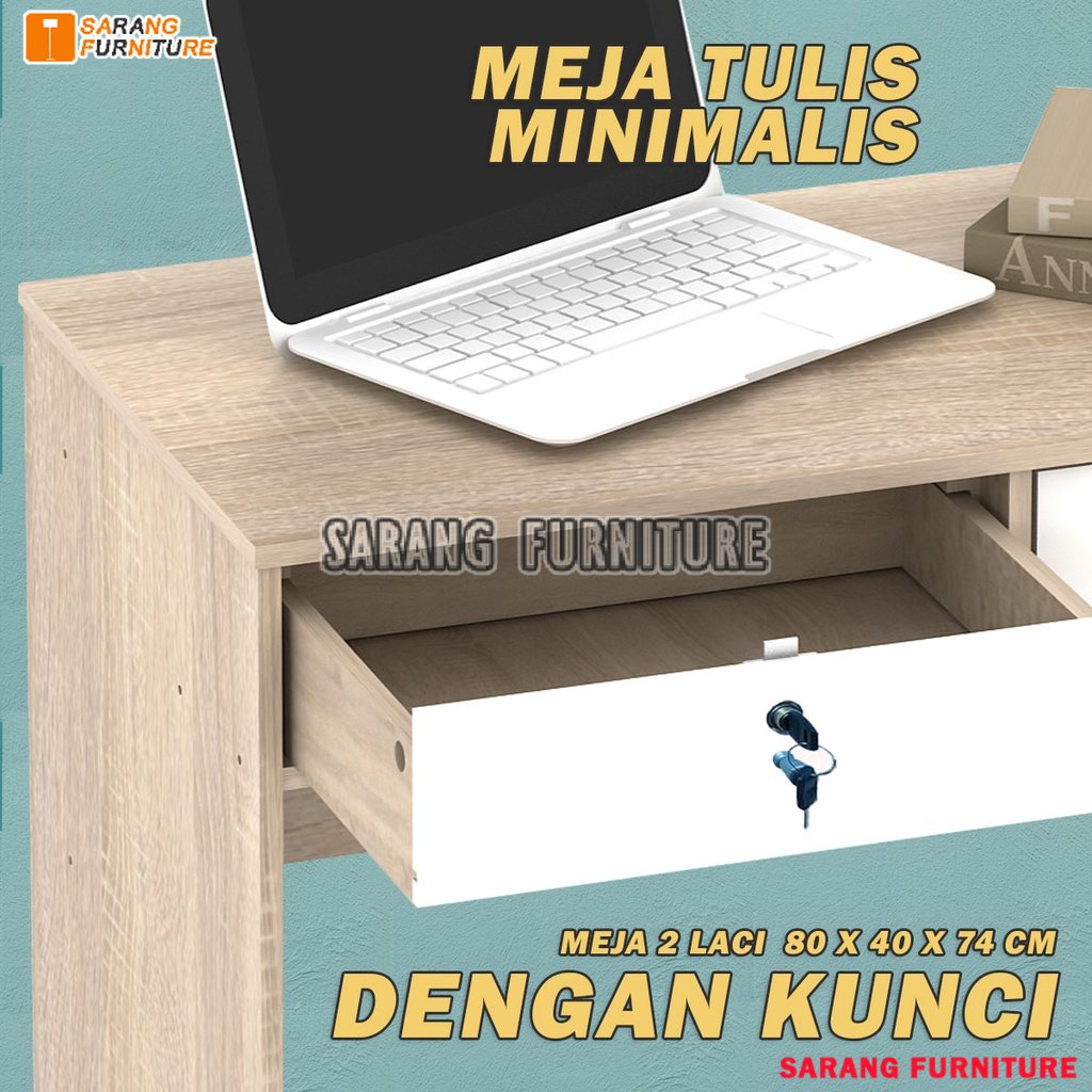 MEJA KERJA MEJA TULIS MEJA KANTOR KECIL MEJA BELAJAR RUANG KERJA RUMAH MK84 MT800 MEJA MINIMALIS