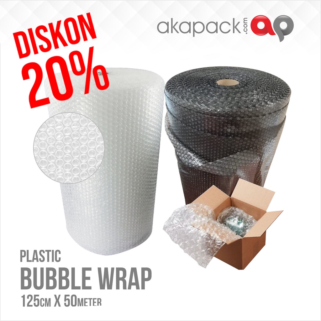 

JUAL BUBBLE WRAP 1 ROLL LEBAR 1,25M x 50M