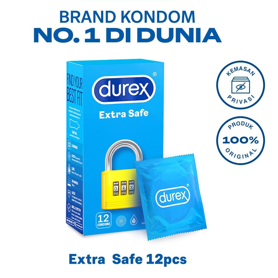 ↚ Durex Extra Safe 12s - Kondom Tebal Lebih Aman Pria て
