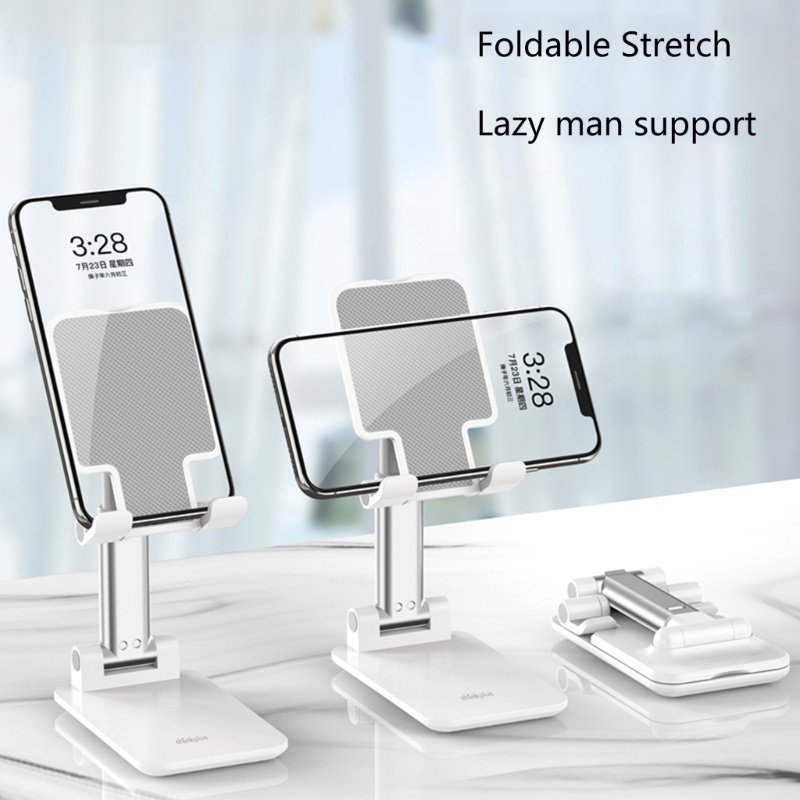 Zzz Stand Holder Ponsel Tablet Portabel Metal Foldable Desk Bracket Universal Support