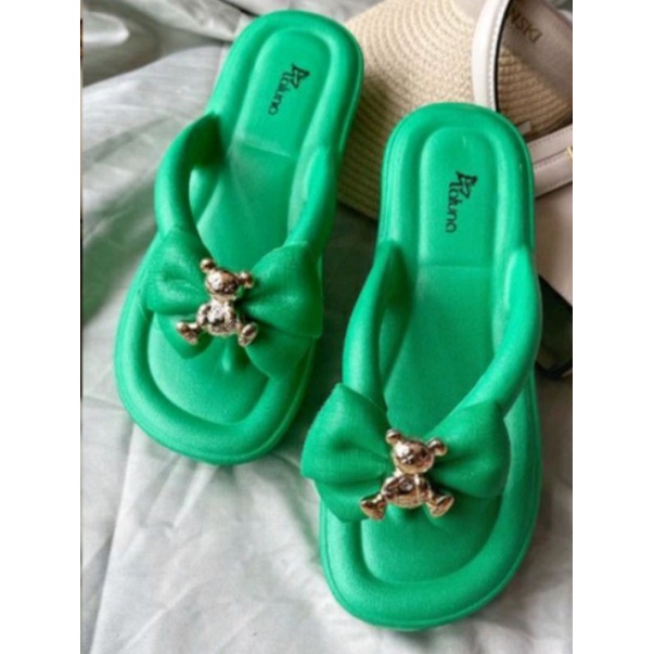 SANDAL WEDGES EVA RUBBER JEPIT SOSIS PITA BEAR-102-4