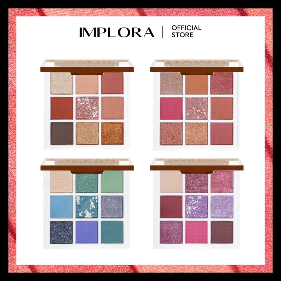 IMPLORA EYESHADOW PALETTE IN 9 LOOKS