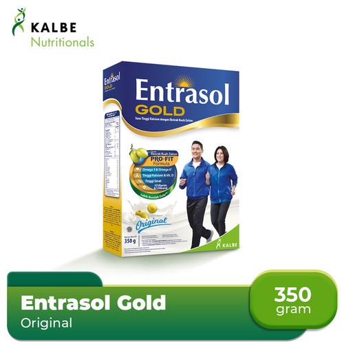 

SUSU ENTRASOL GOLD PLAIN / Vanila / Cokelat 340 GRAM - Susu Tinggi Kalsium