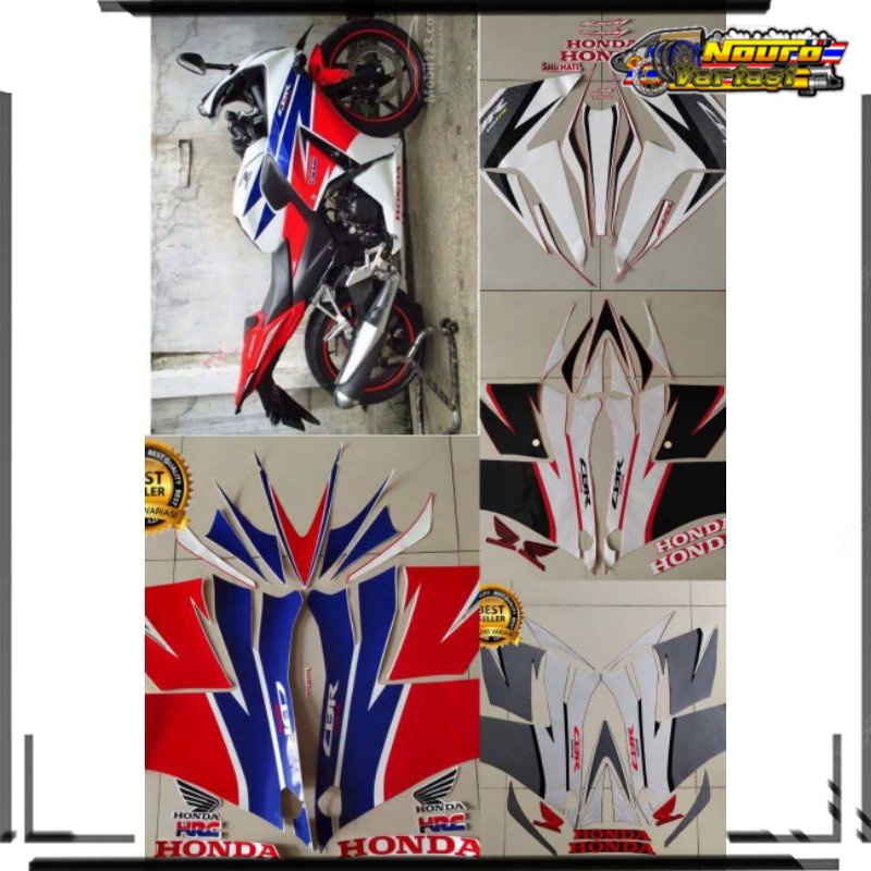 COD Striping Honda CBR 150 r 2015 2916 2017 full body stiker motor standar berkualitas mantap