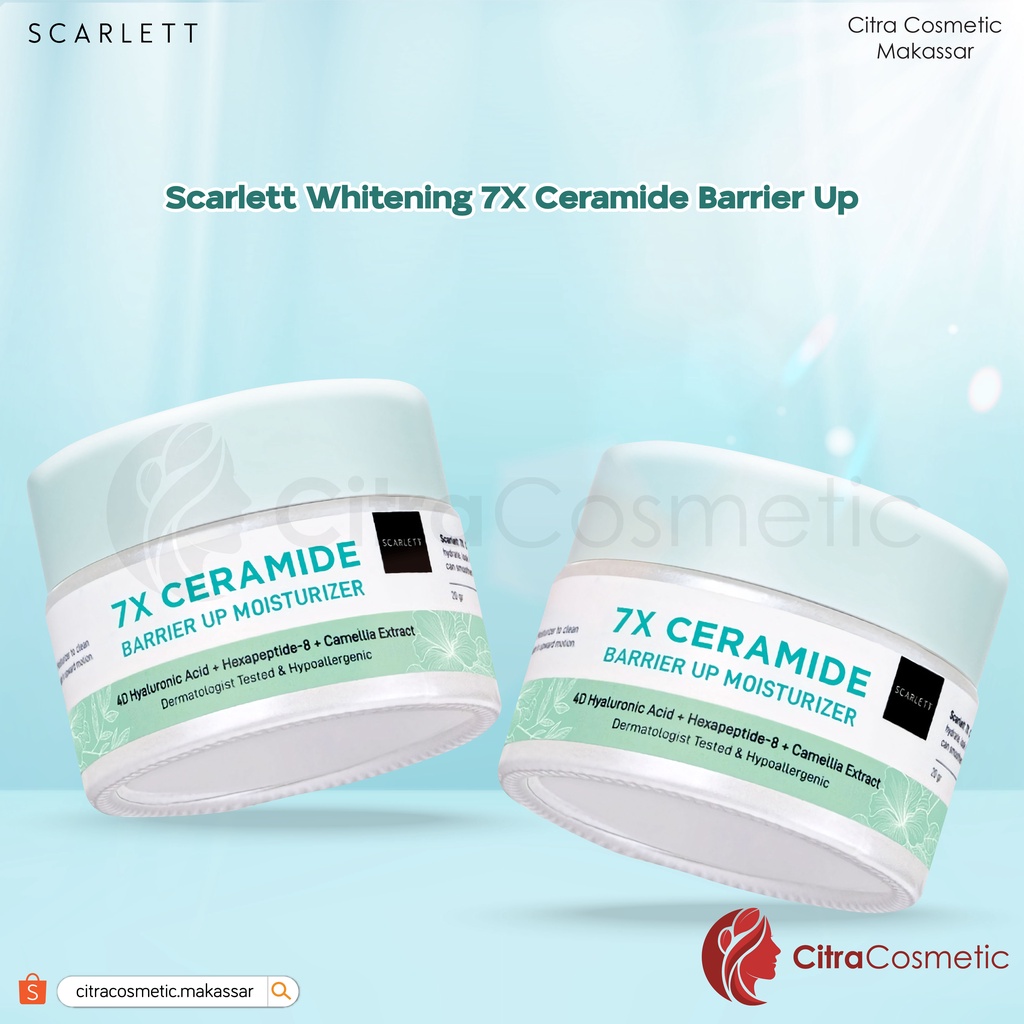 Scarlett Whitening Moisturizer 7x Ceramide 20 Gr