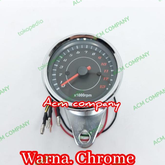 Tachometer RPM LED bulat / Takometer Rpm Led Universal motor