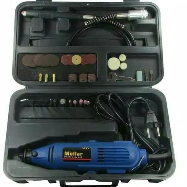 Mini Die Grinder Set 40 Pcs  / Tuner Set / Gerinda Bor Mini + mata bor gergaji F82Q