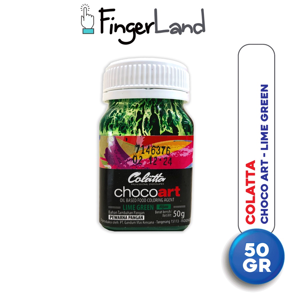 

COLATTA Choco Art-Lime Green 50 Gr Pewarna Makanan Oil Based