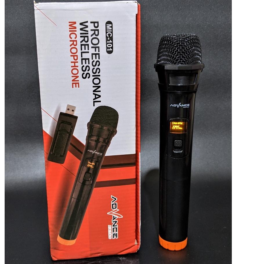 Jual NEW !!! 10.10 Microphone Wireless Profesional Advance 101 / 102