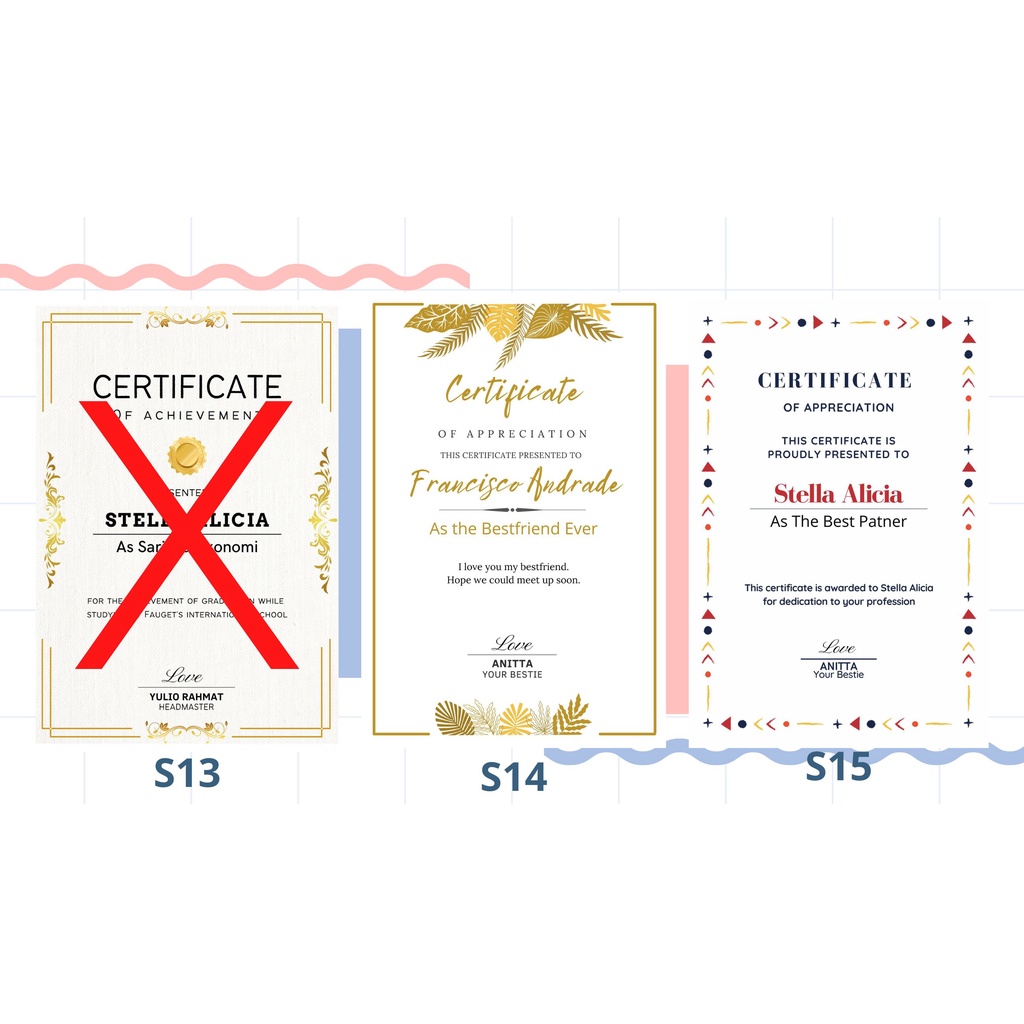 CERTIFICATE HAMPERS/ HADIAH SERTIFIKAT/ MEDALI/ GIFT BOX CUSTOM ULANG TAHUN, GRADUATION/ HAMPERS LEBARAN