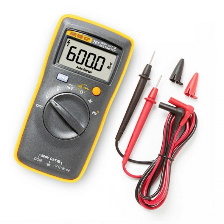 FLUKE 101 - Basic Digital Portable Pocket Multimeter with LCD Display