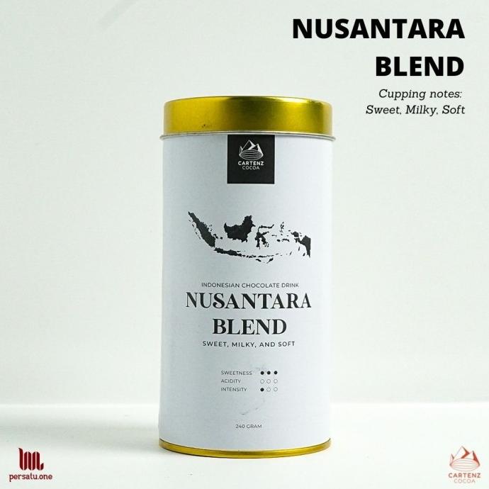 

[Cartenz Cocoa] Nusantara Blend Chocolate Powder Drink Canister 240 G