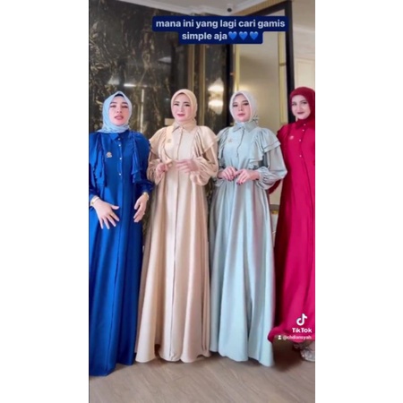 Gamis Satin Sutra Mewah Ori by Shellasaukia
