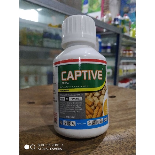 obat pertanian fungisida CAPTIVE 100ml