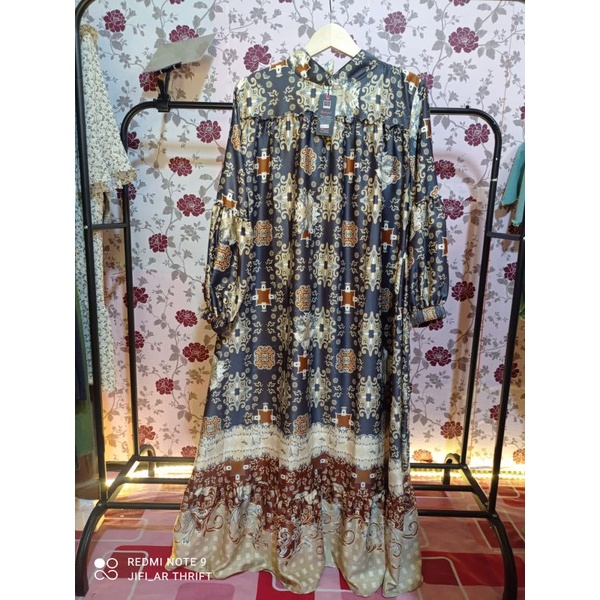 gamis Dior silk ORI dan silk Armani ORI