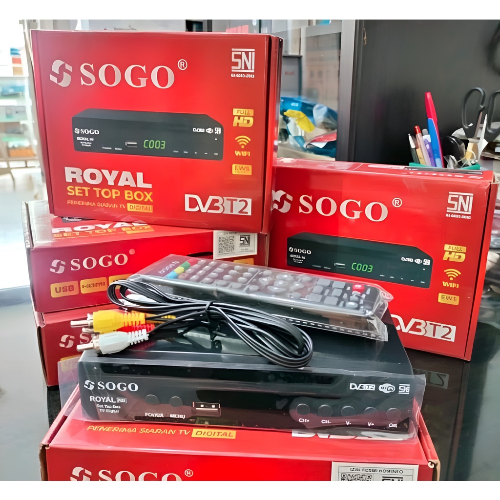 SET TOP BOX STB TV DIGITAL SOGO FREE BUBBLE VD