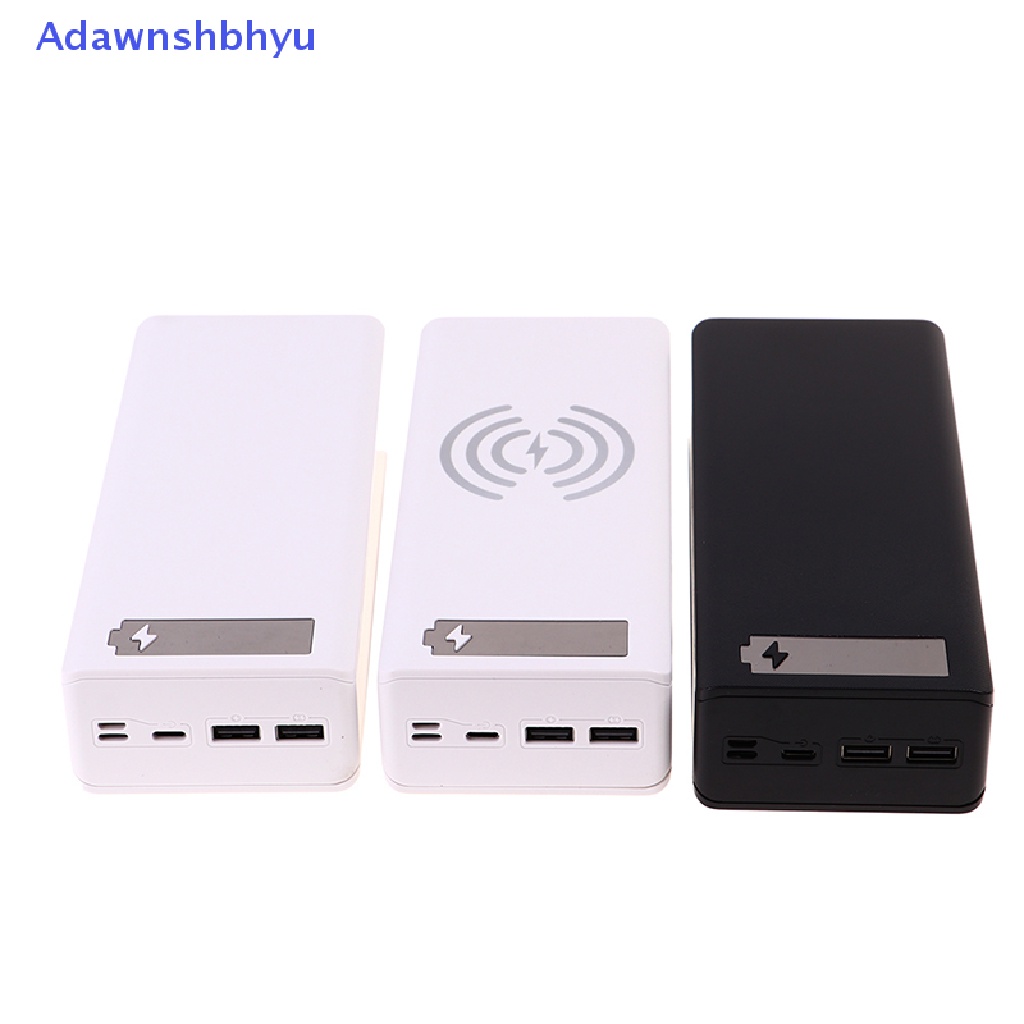 Adhyu16 *18650Klas USB Gratis Kotak Penyimpanan Fast Wireless Charging Power Case ID