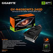 Gigabyte VGA nVidia RTX 4090 WINDFORCE 24G [GV-N4090WF3-24GD]