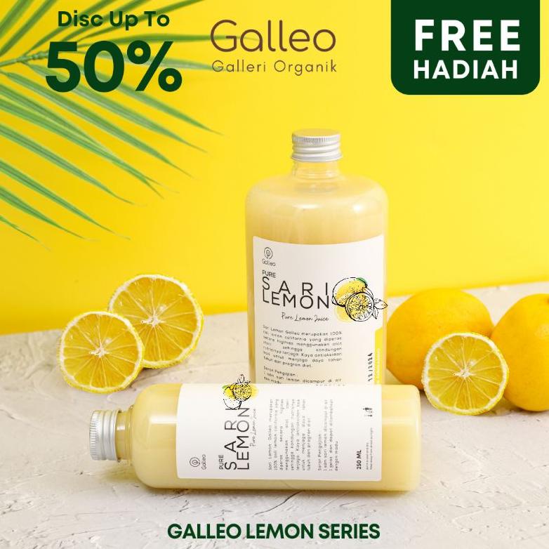 

【Promo Puncak】 Sari Lemon Murni Asli / Pure Lemon Juice Galleri Organik 100 % ,.,.,.,,